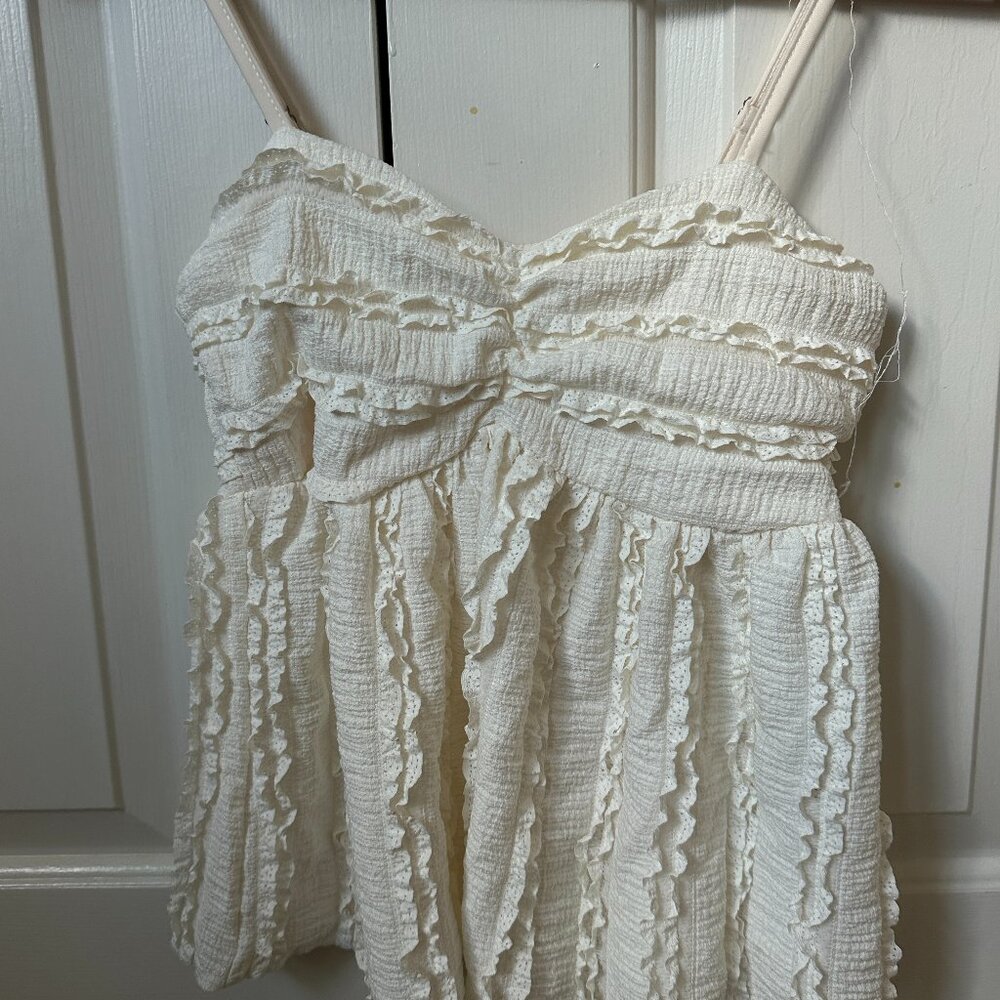White Crop Top